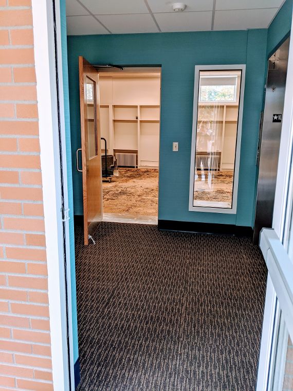 New Lobby with Elevator and Lavatory